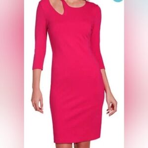 Boston Proper NWT Size Medium Elegant Pink Women's Dress